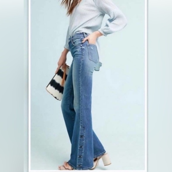 Pilcro and the Letterpress High-rise Bootcut Jeans - Picture 1 of 7